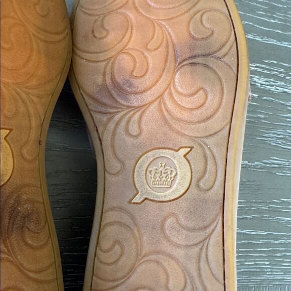 Born ITHICA Chestnut Leather Slip-On Crisscross Open Toe Casual Sandals Size 10M - Picture 9 of 12